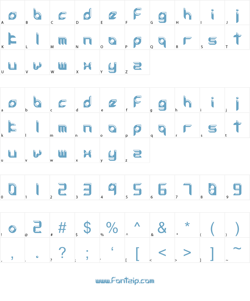 accessories soft Font Character